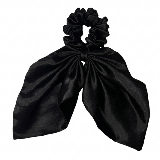 Black | Bunny Scrunchies