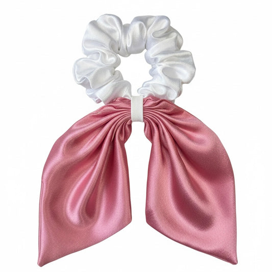 White & Pink | Bunny Scrunchies