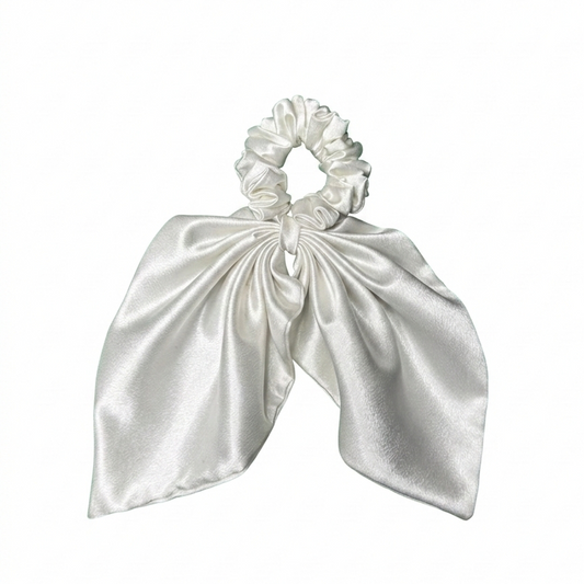 White | Bunny Scrunchies
