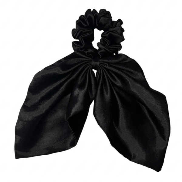 Black | Bunny Scrunchies