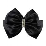 Black Pearl | 3-Layer Satin Bow