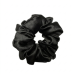 Black Satin Scrunchie