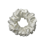 White Satin Scrunchie S