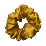 Yellow Satin Scrunchie S